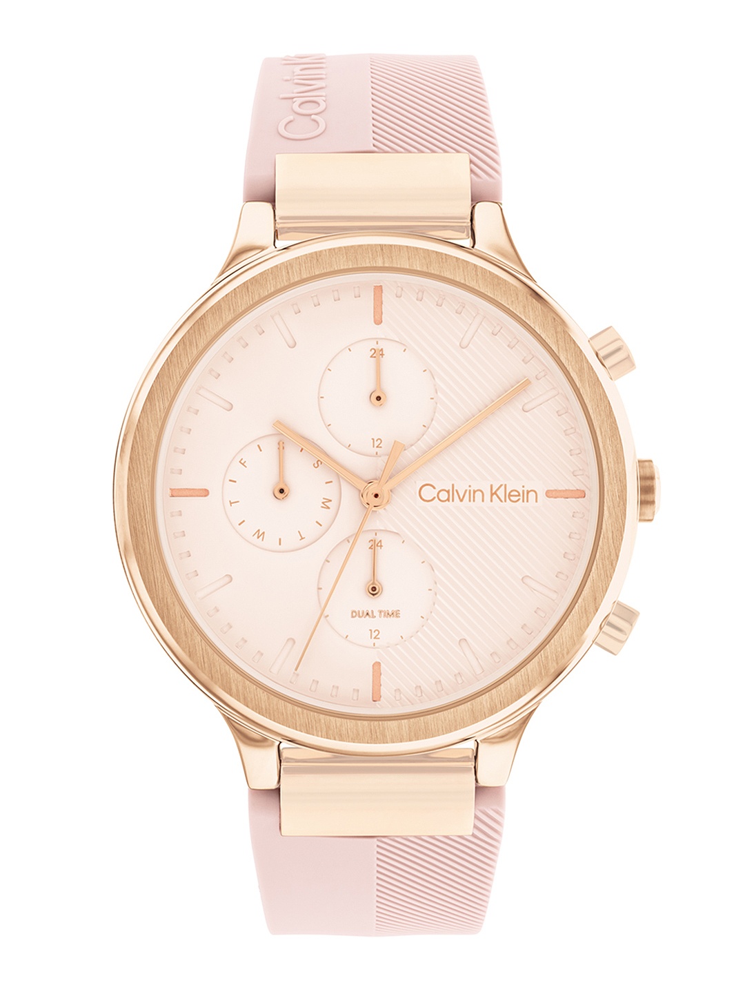 

Calvin Klein Women Patterned Energize Analogue Watch 25200243, Rose