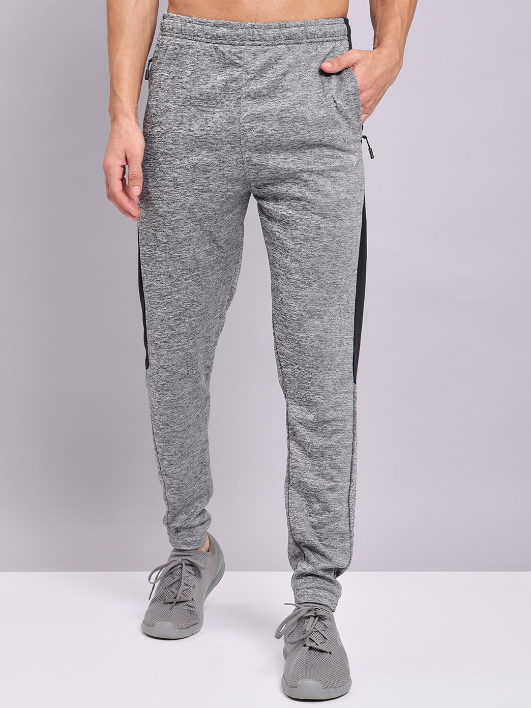 

Technosport Men Active Slim Fit Trackpants with Rapid Dry Technology, Grey