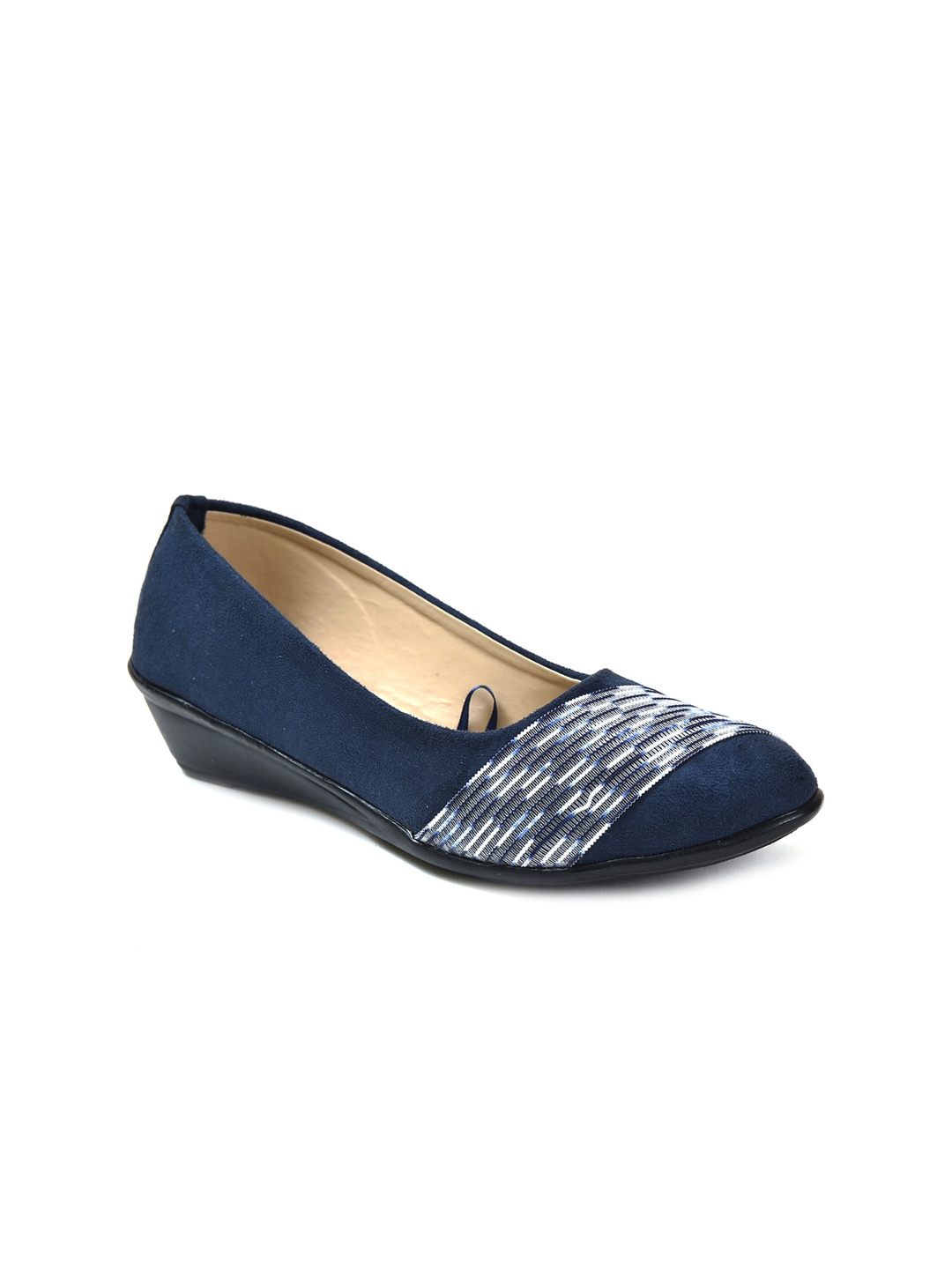 

Ajanta Women Printed Ballerinas, Blue