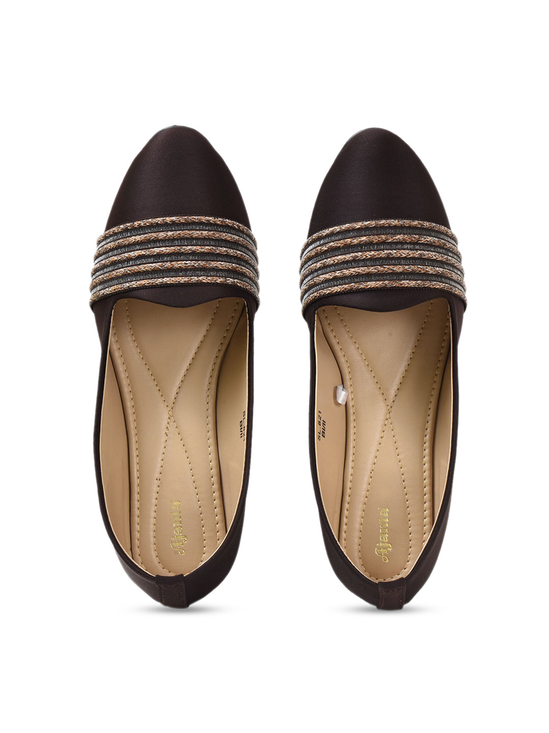 

Ajanta Women Wedge Pumps, Brown