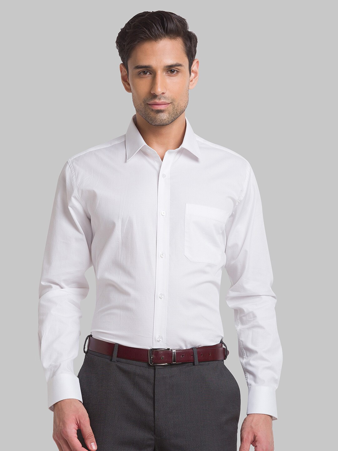 

Raymond Men Formal Cotton Shirts, White