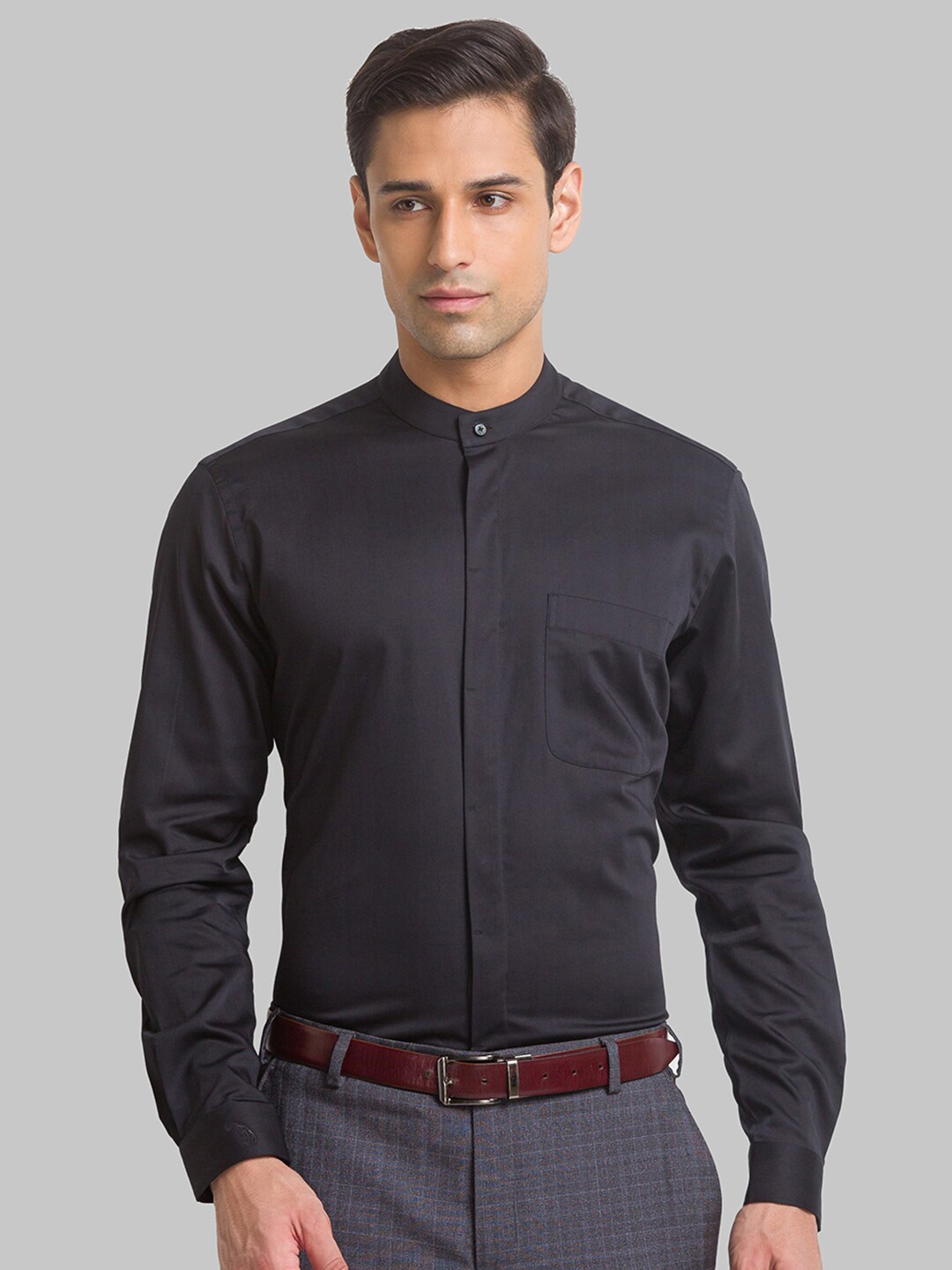 

Raymond Men Formal Cotton Shirts, Black