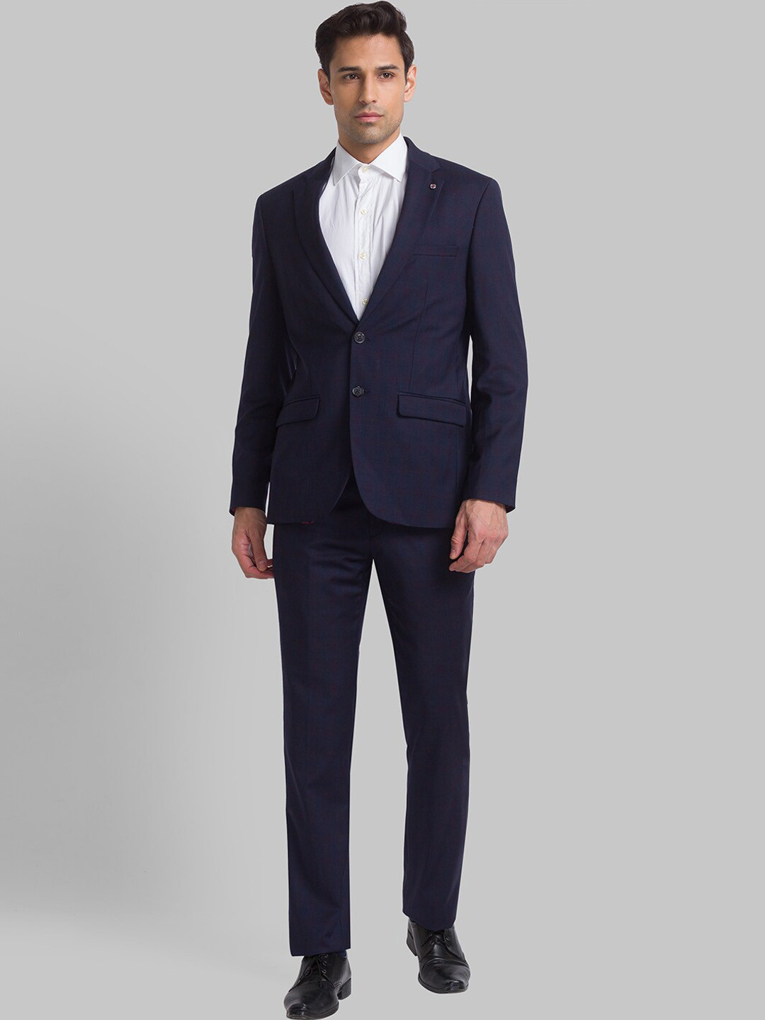 

Raymond Men Single Breasted Two Piece Formal Suit, Blue