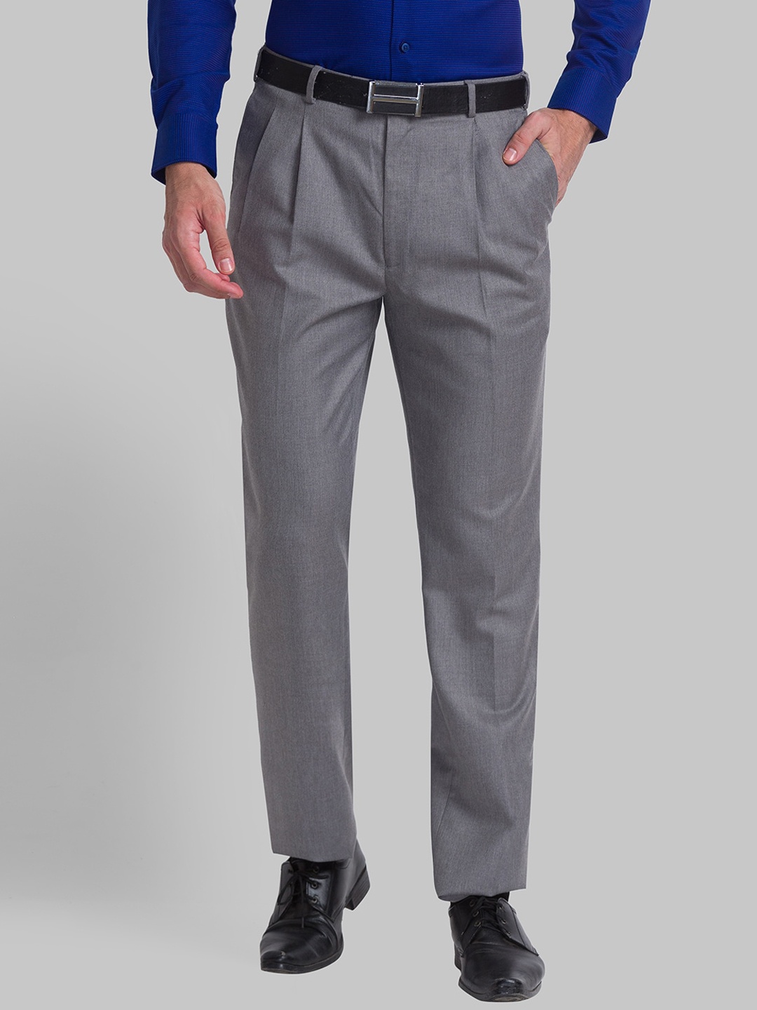 

Raymond Men Formal Trousers, Grey