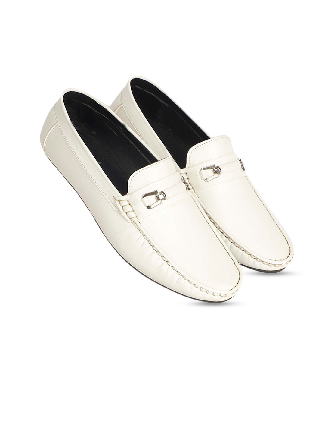 

FOUR STAR TRUCK SALES Men Lightweight Loafers, White
