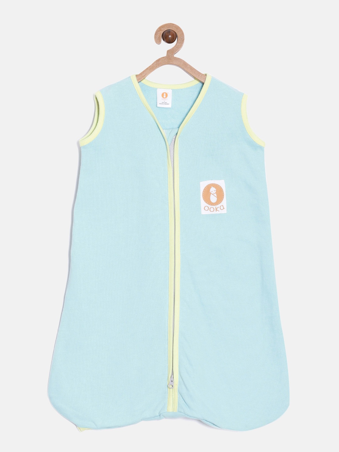 

OOKA Infants Kids Pure Cotton Fleece Warm Sleep Sack, Blue