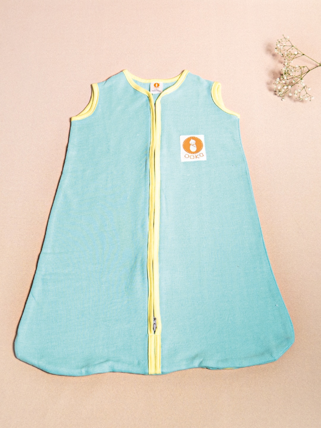 

OOKA Infants Kids Pure Cotton Fleece Warm Sleep Sack, Blue