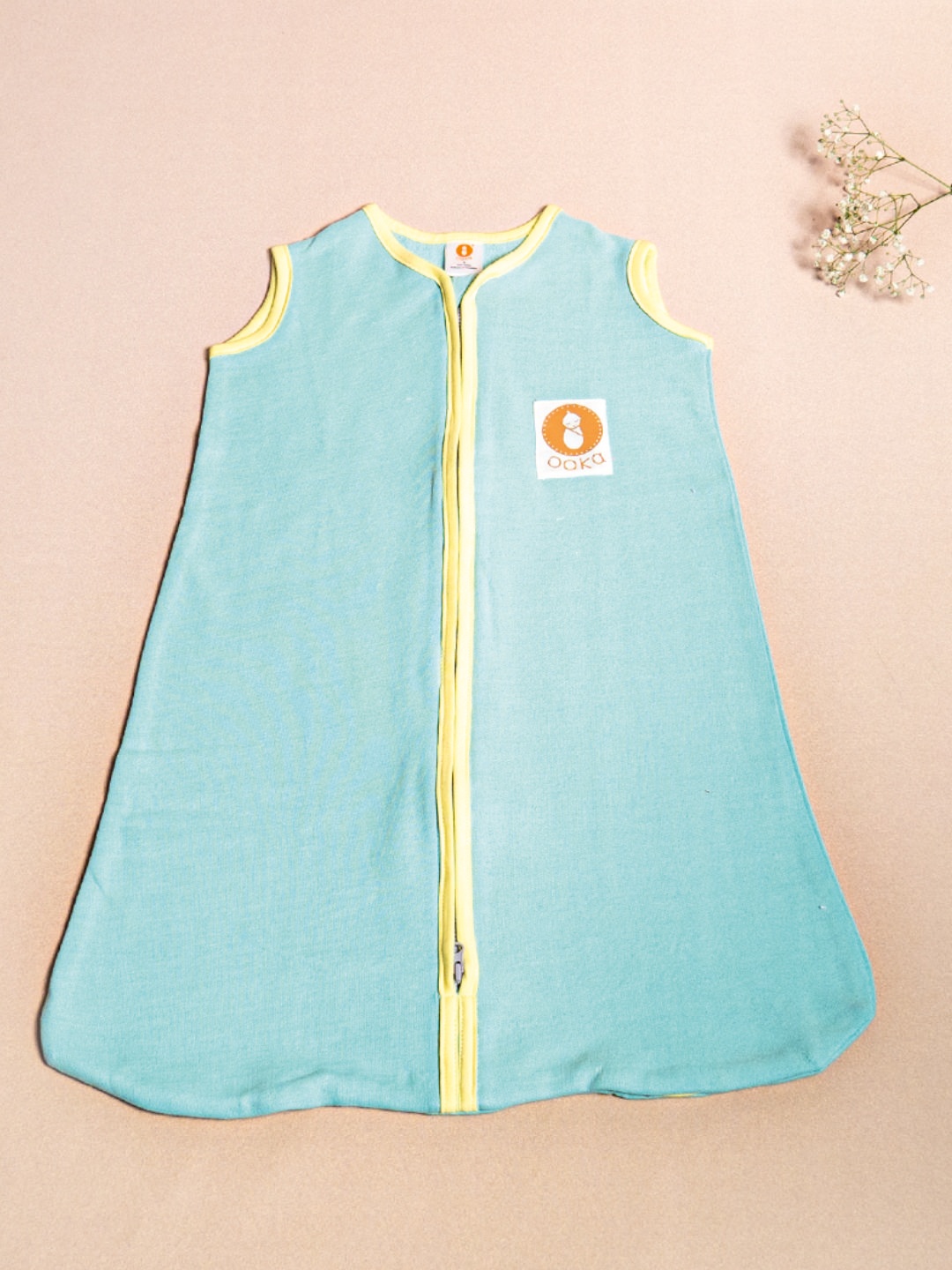 

OOKA Infants Kids Pure Cotton Fleece Warm Sleep Sack, Blue
