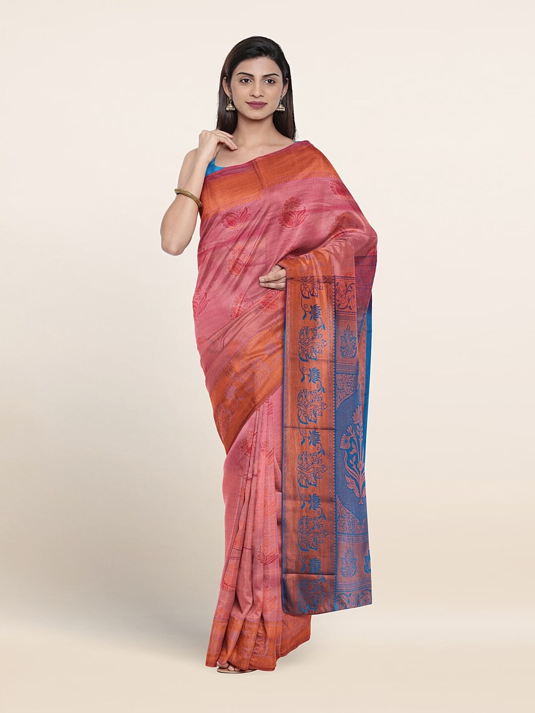 

Pothys Woven Design Zari Detailed Saree, Lavender