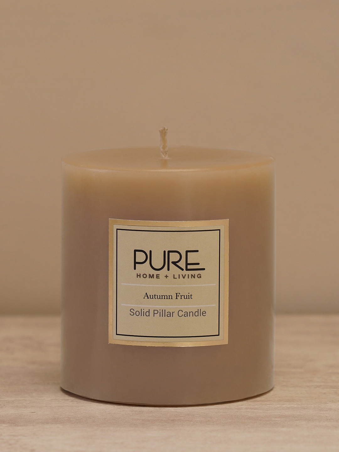 

Pure Home and Living Beige Autumn Fruit Fragrance Pillar Candle