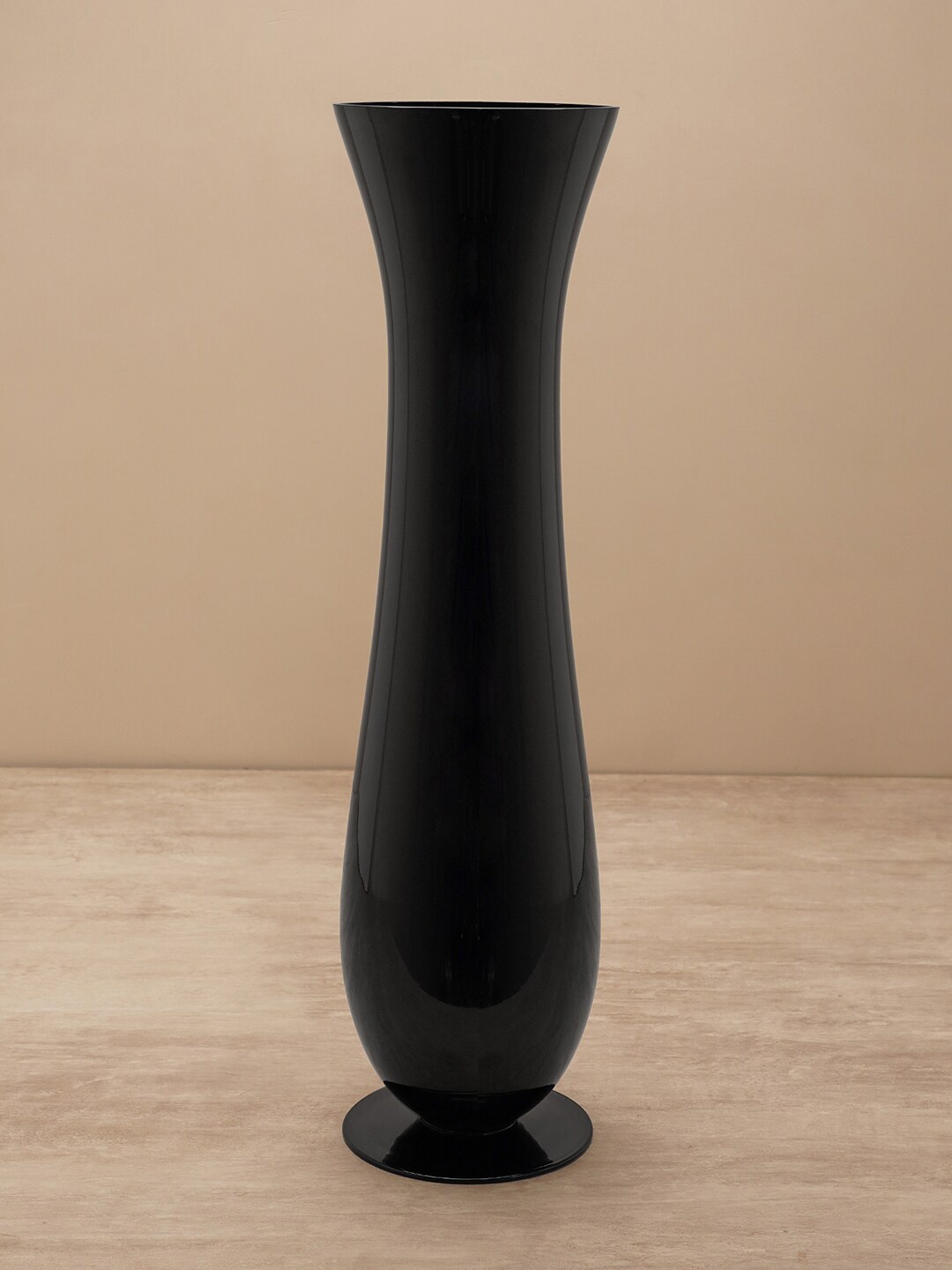 

Pure Home and Living Black Glass Flower Vase