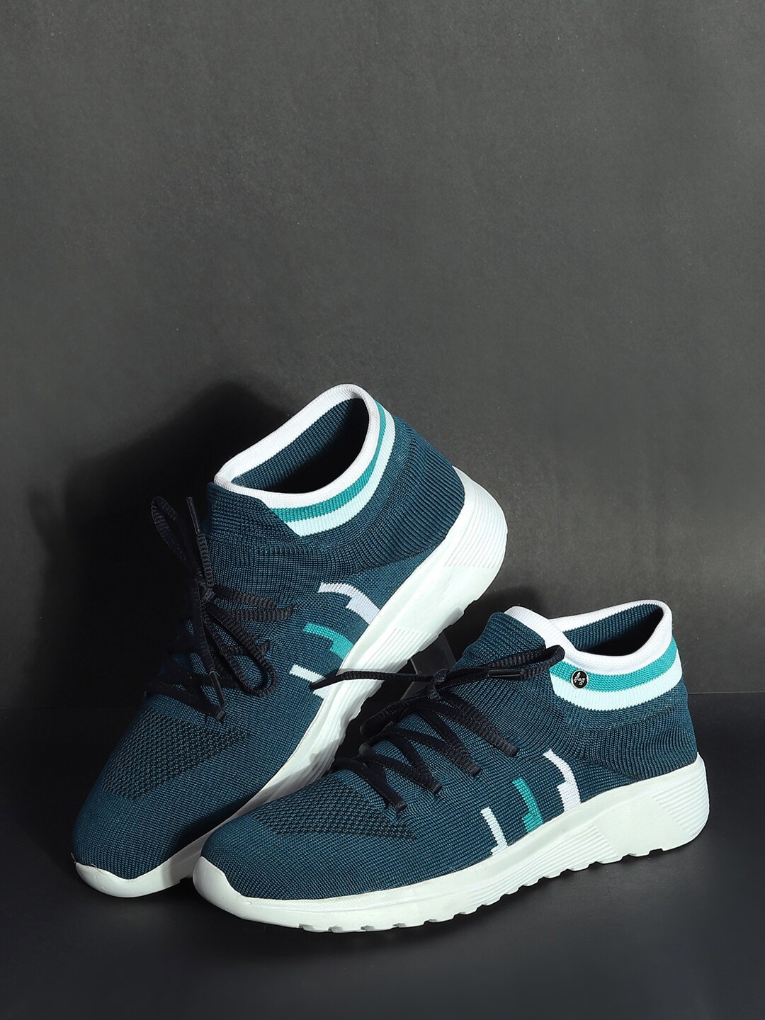 

JUMP USA Men Mesh Anti Odour Running Non-Marking Shoes, Teal