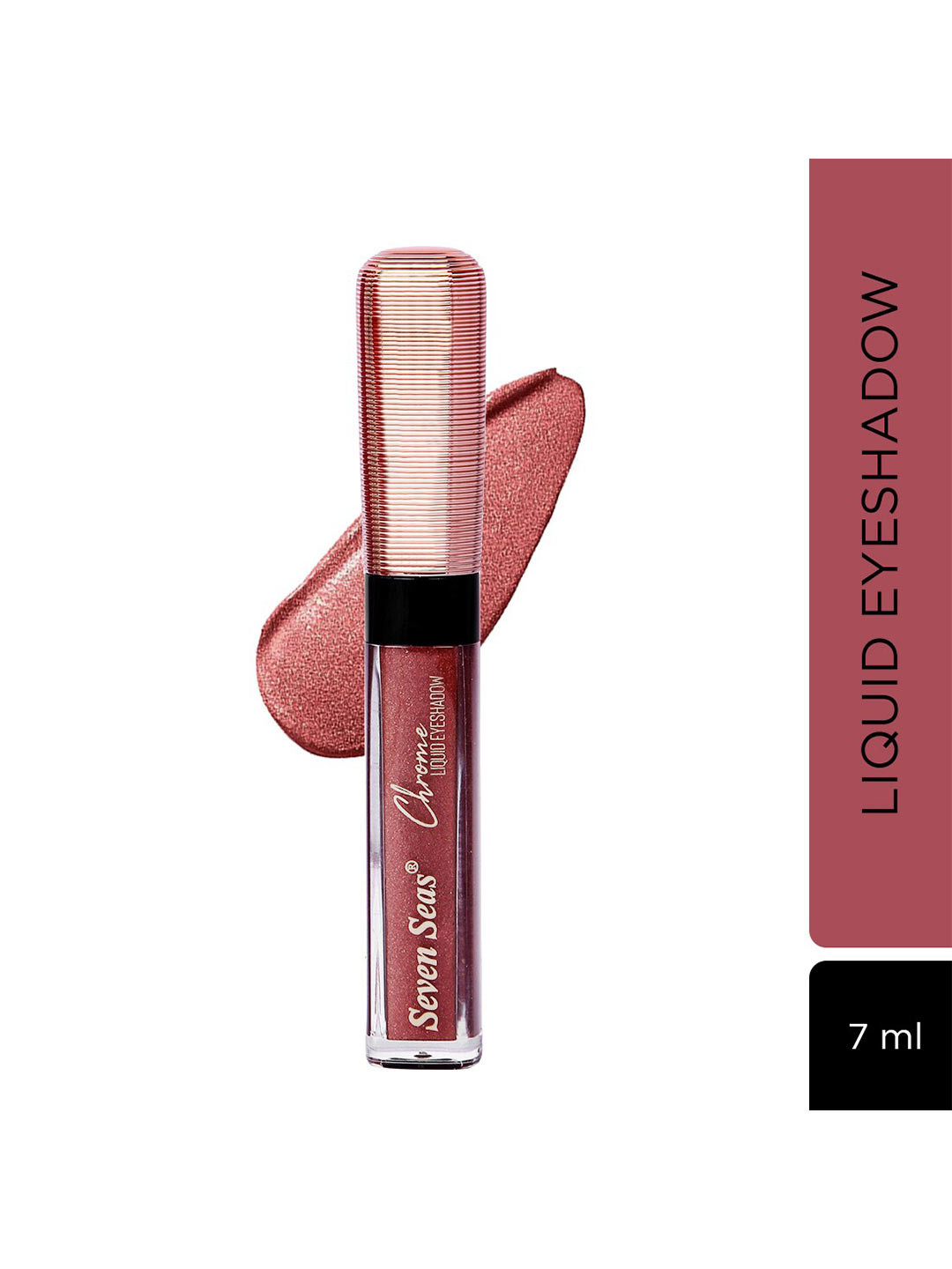 

Seven Seas Chrome Long Lasting Glitter Glow Liquid Eyeshadow 7ml - Cadillac, Copper