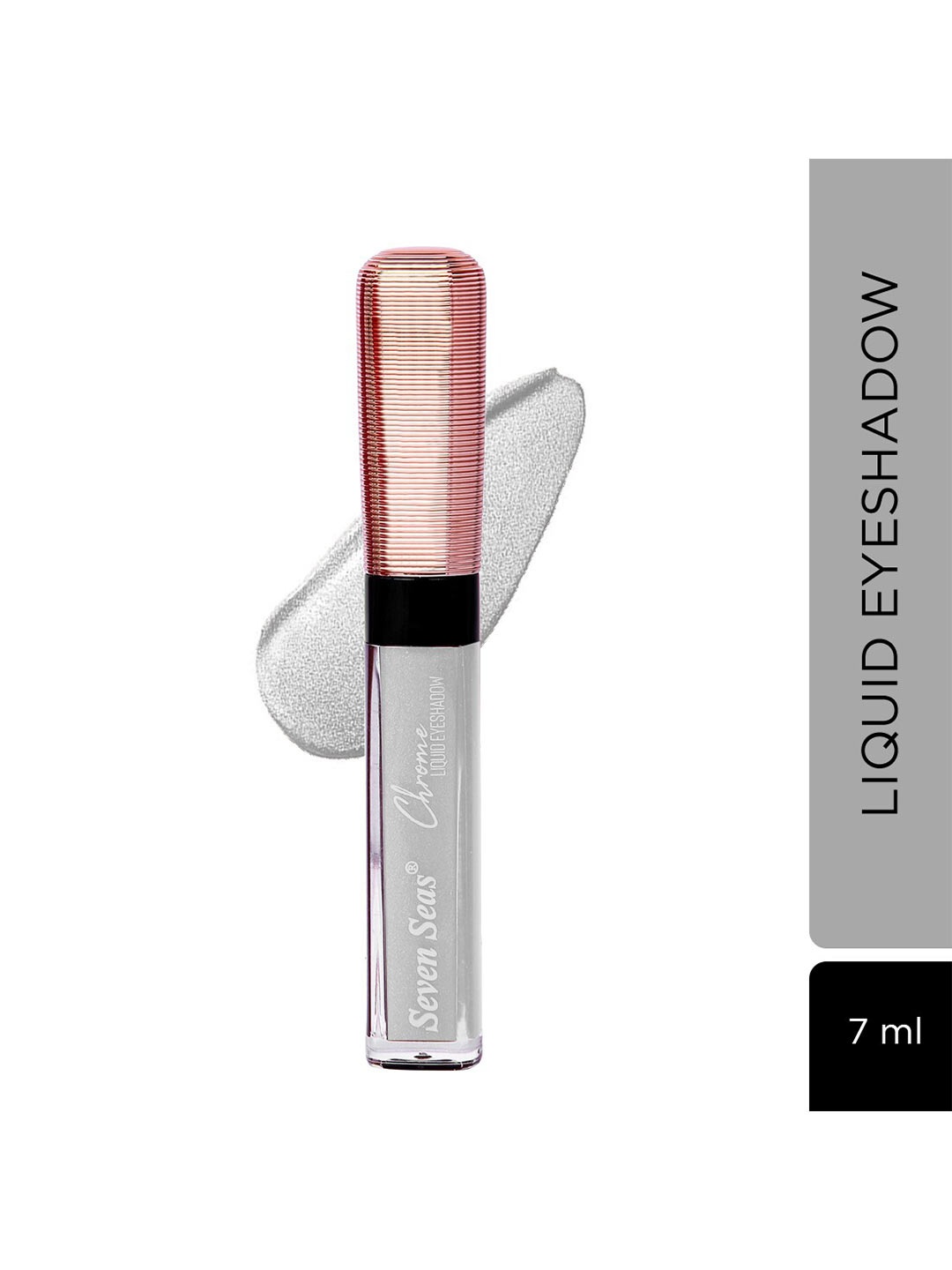

Seven Seas Chrome Long Lasting & Smudge-Proof Liquid Eyeshadow 7 ml - Silver Grey 101