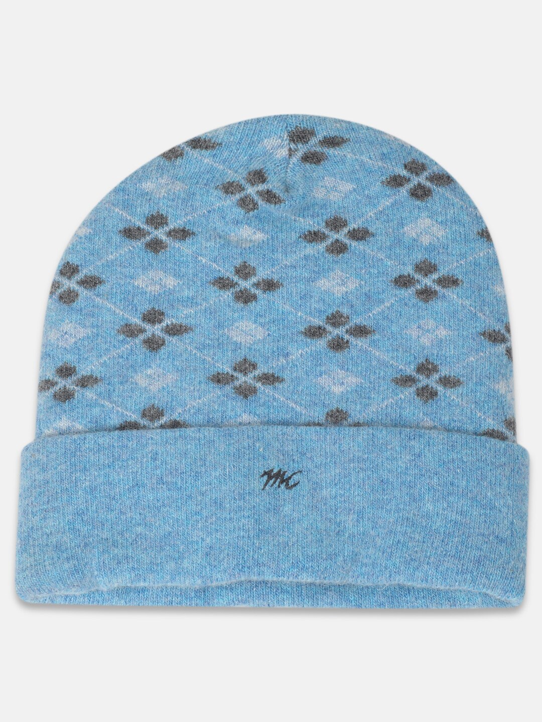 

Monte Carlo Men Self Design Beanie, Blue