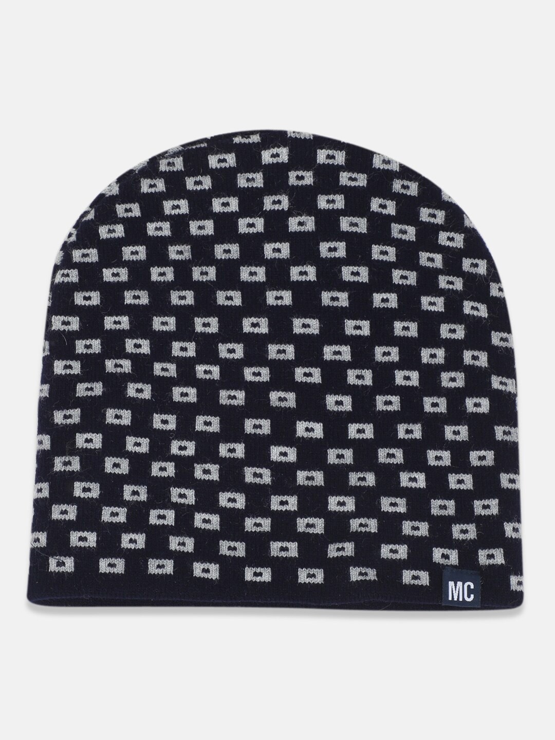 

Monte Carlo Men Self Design Beanie, Navy blue