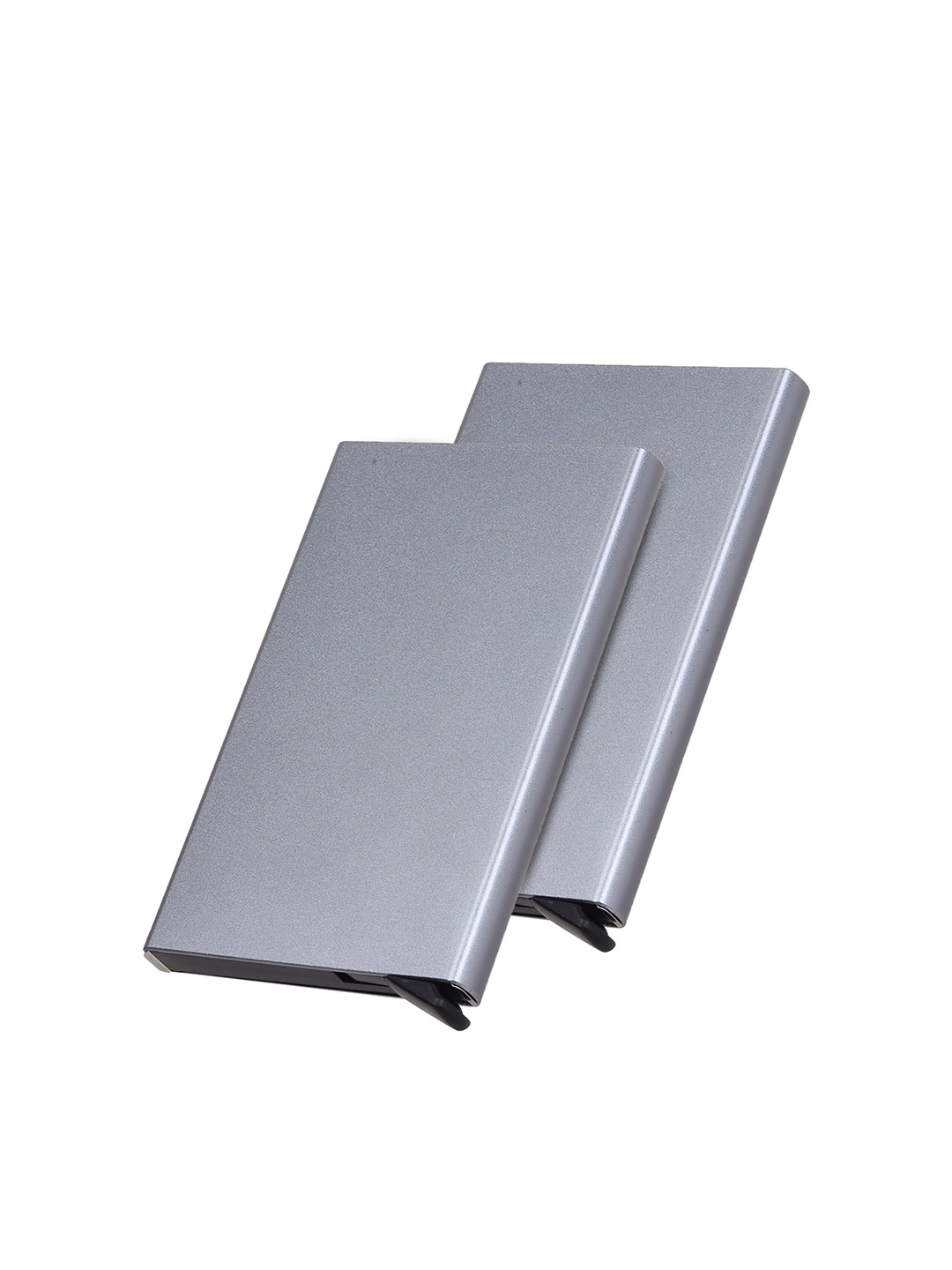 

WILD EDGE Set of 2 Card Holder, Grey