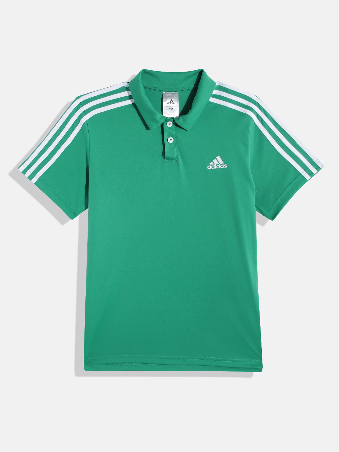 

ADIDAS Boys Brand Logo Print Detail Polo Collar T-shirt, Green