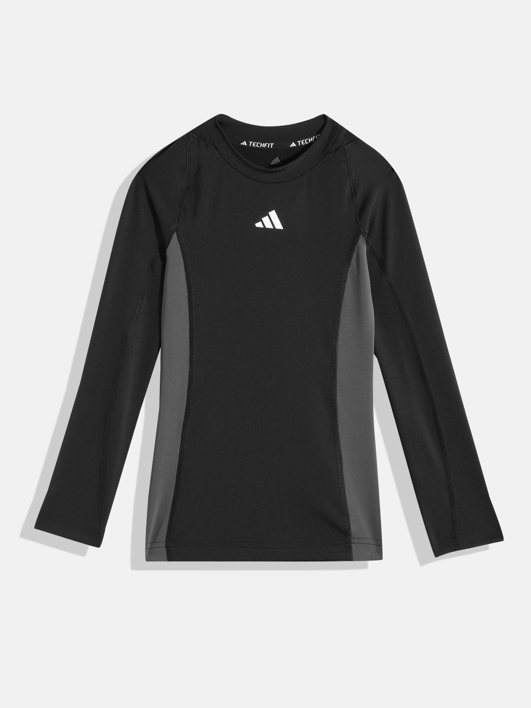 

ADIDAS Boys Colourblocked Slim Fit Aeroready T-shirt, Black