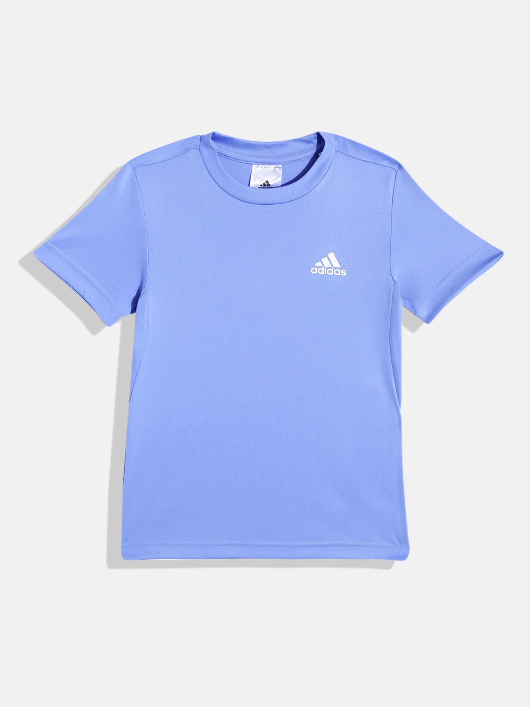 

ADIDAS Boys Brand Logo Printed Detail PERF. T-shirt, Blue