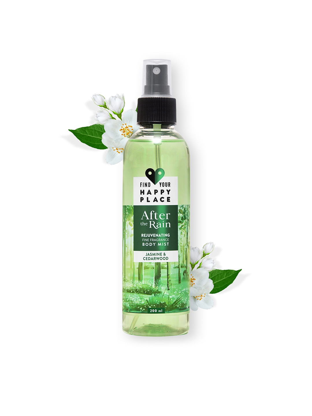 

FIND YOUR HAPPY PLACE After The Rain Rejuvenating Fine Fragrance Body Mist - 200ml, Green