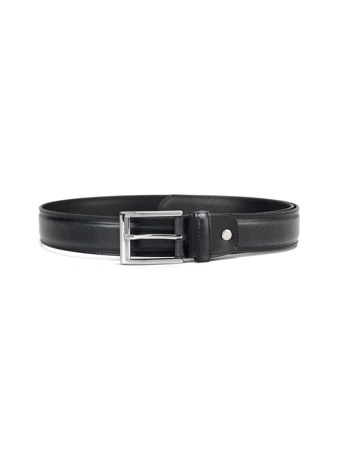 

ROSSO BRUNELLO Men Leather Belt, Black