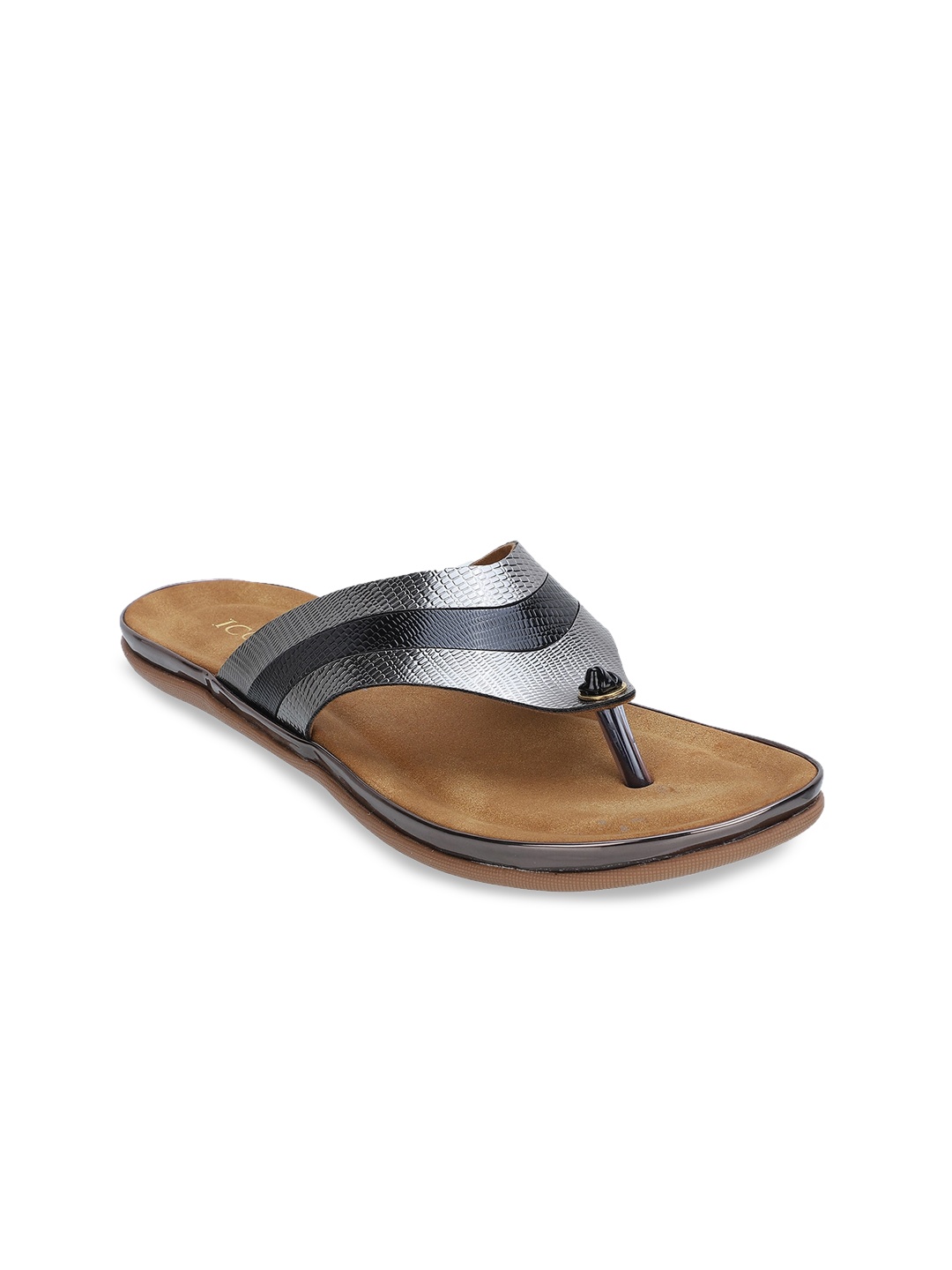 

ICONICS Women Open Toe Flats, Grey