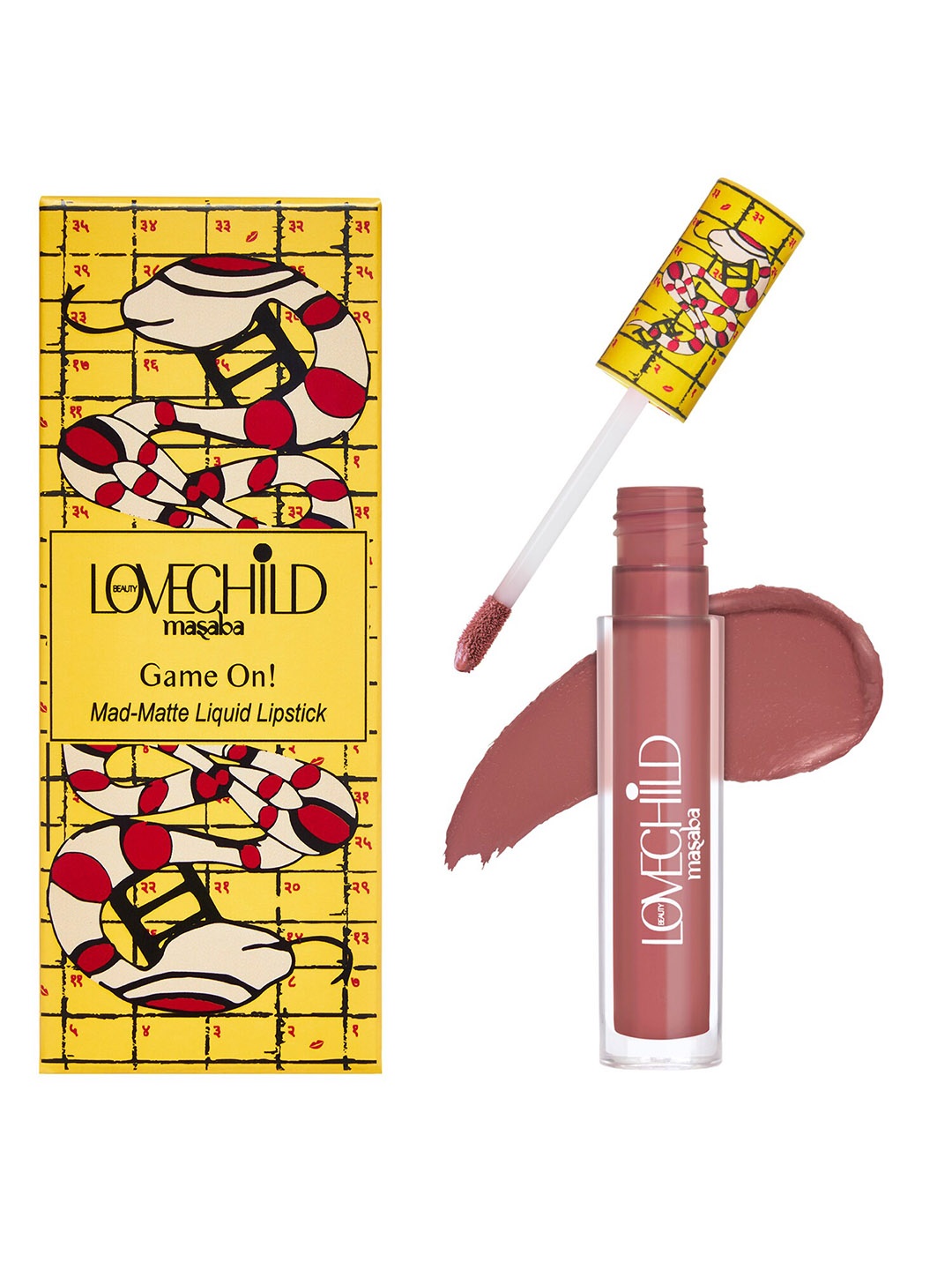 

Lovechild Masaba Game On Mad Matte Long Lasting Liquid Lipstick 5ml - Ups & Downs 02, Nude