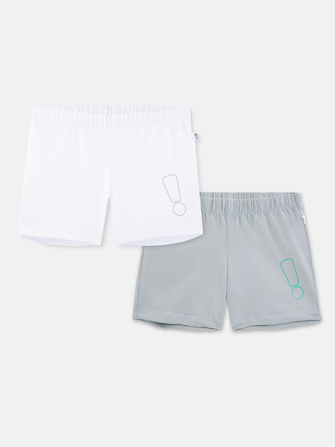 

You Got Plan B Girls Pack of 2 Antimicrobial Sports Shorts, White
