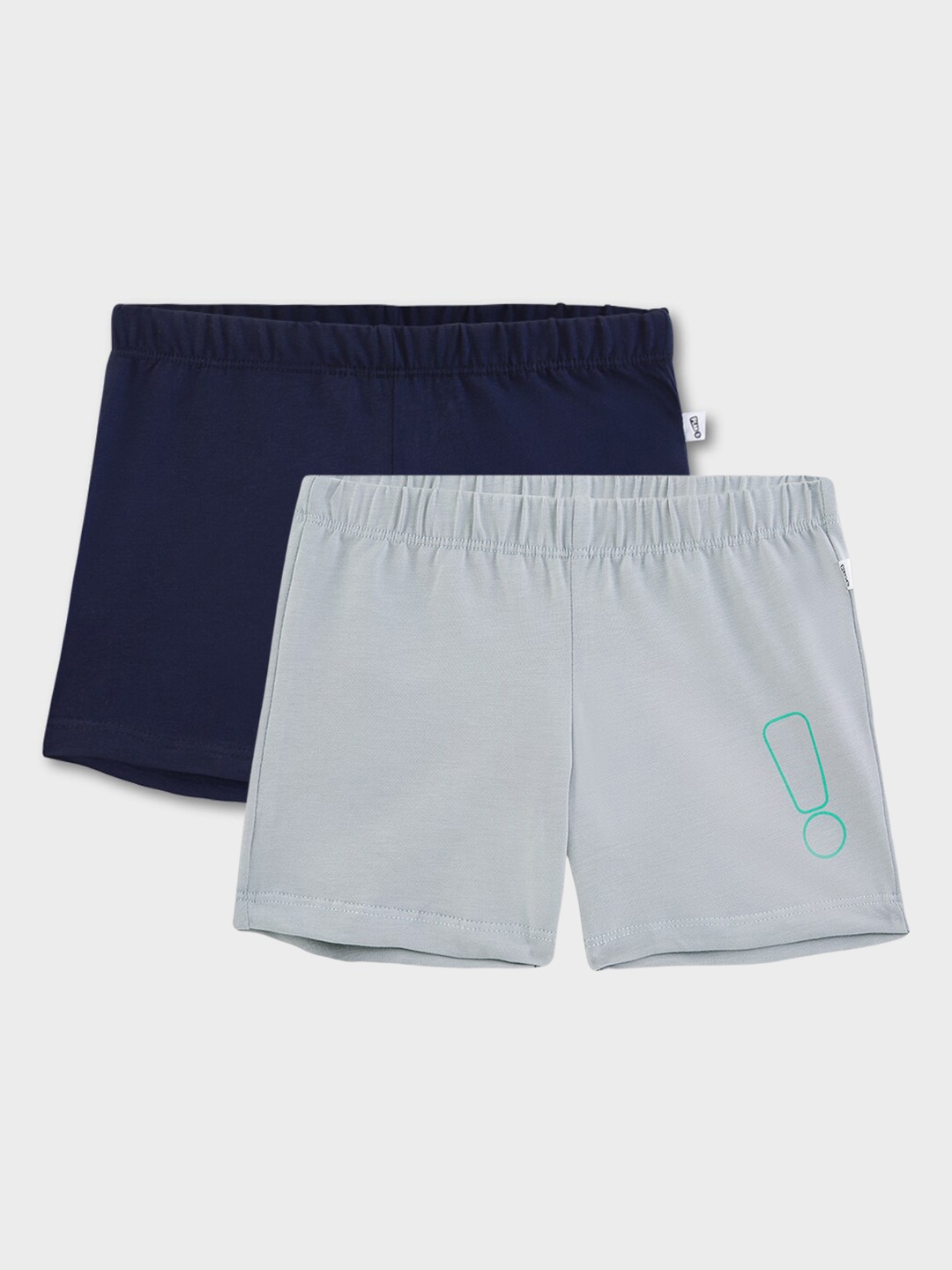 

You Got Plan B Girls Pack of 2 Antimicrobial Sports Shorts, Navy blue