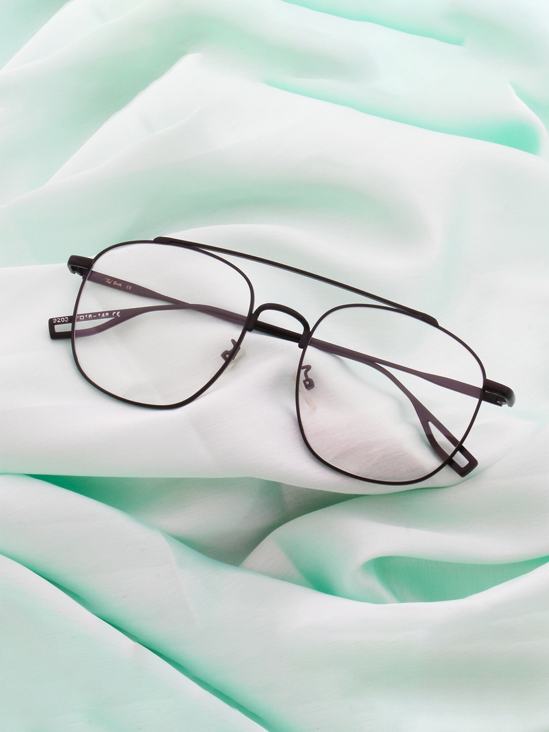 

Ted Smith Square Sunglasses with UV Protected Lens TSA-CARMEN_C2, Transparent