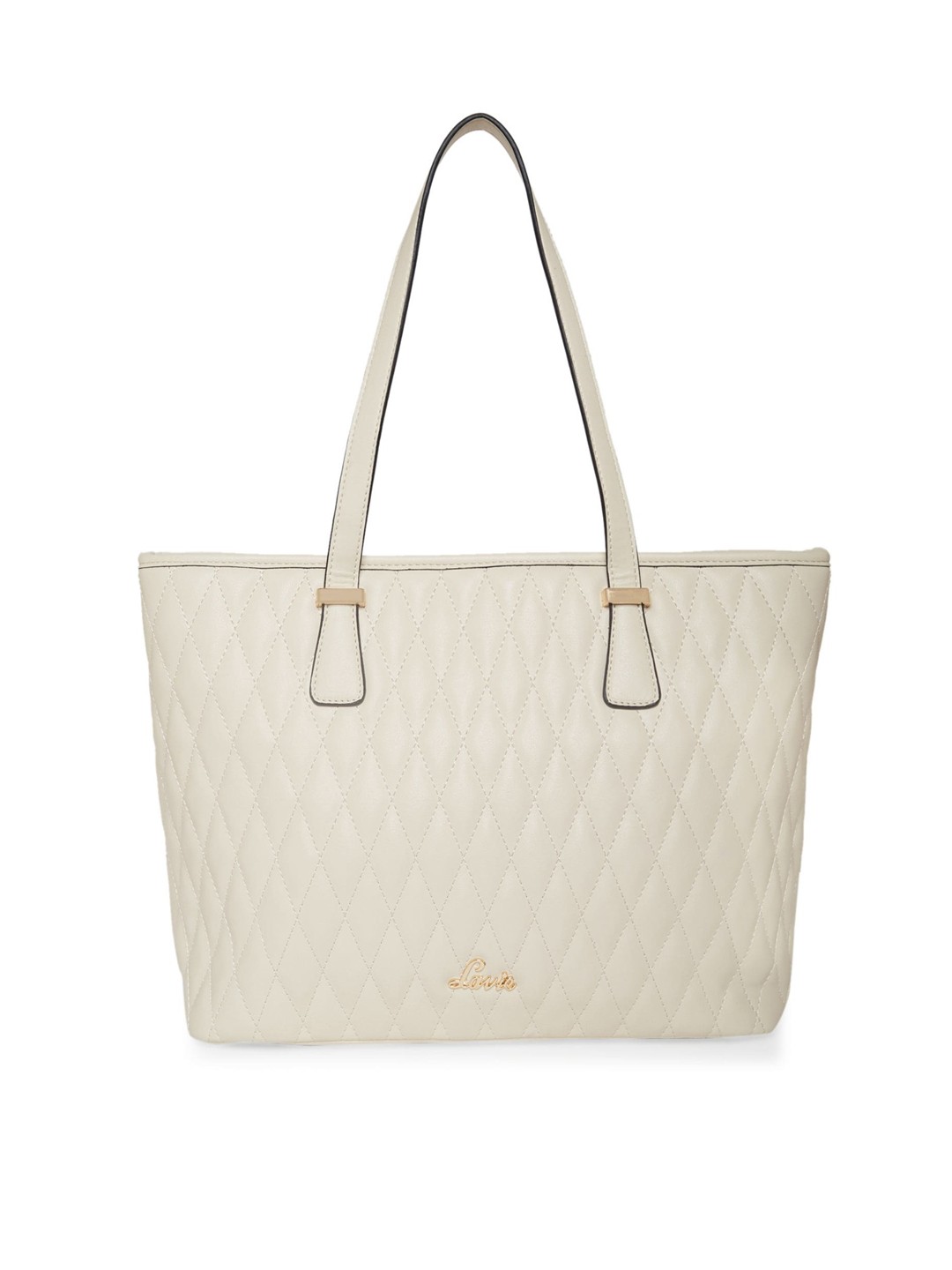 

Lavie Quilted Shopper Tote Bag, Off white