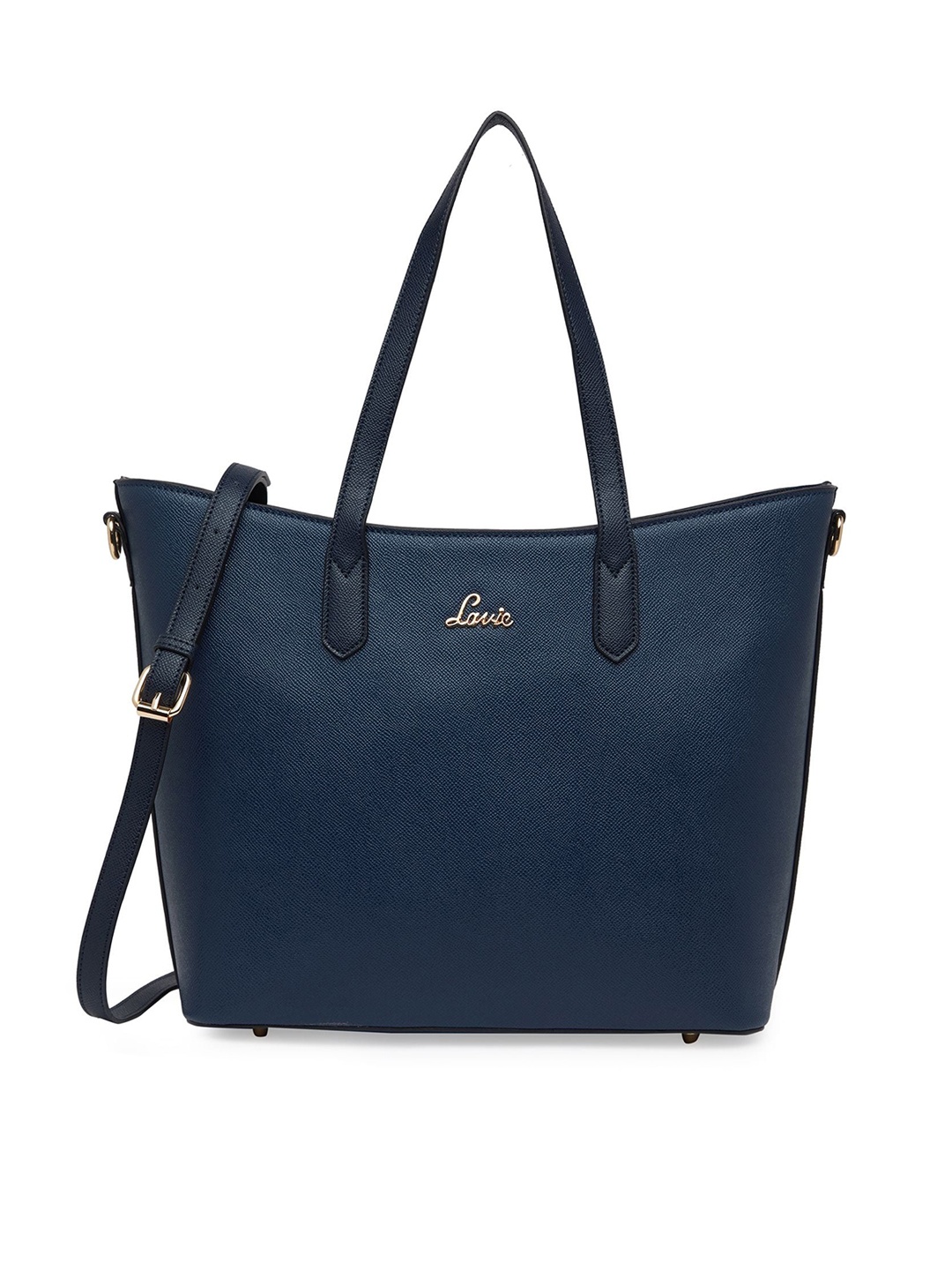 

Lavie Synthetic Leather Structured Tote Bag, Blue