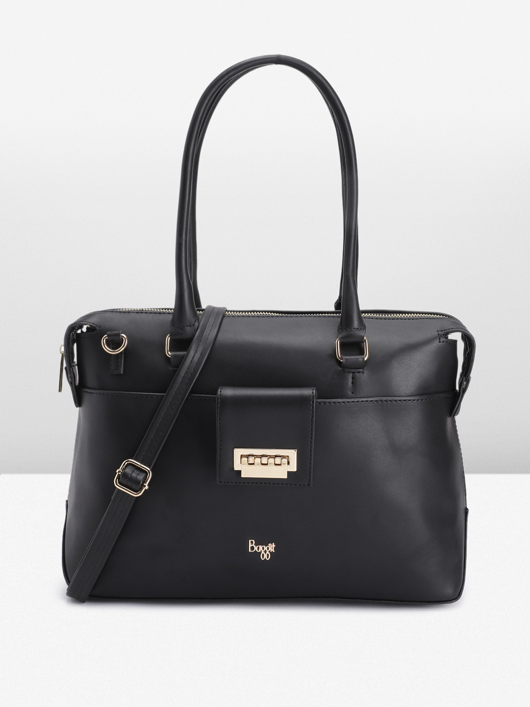 

Baggit Structured Shoulder Bag, Black
