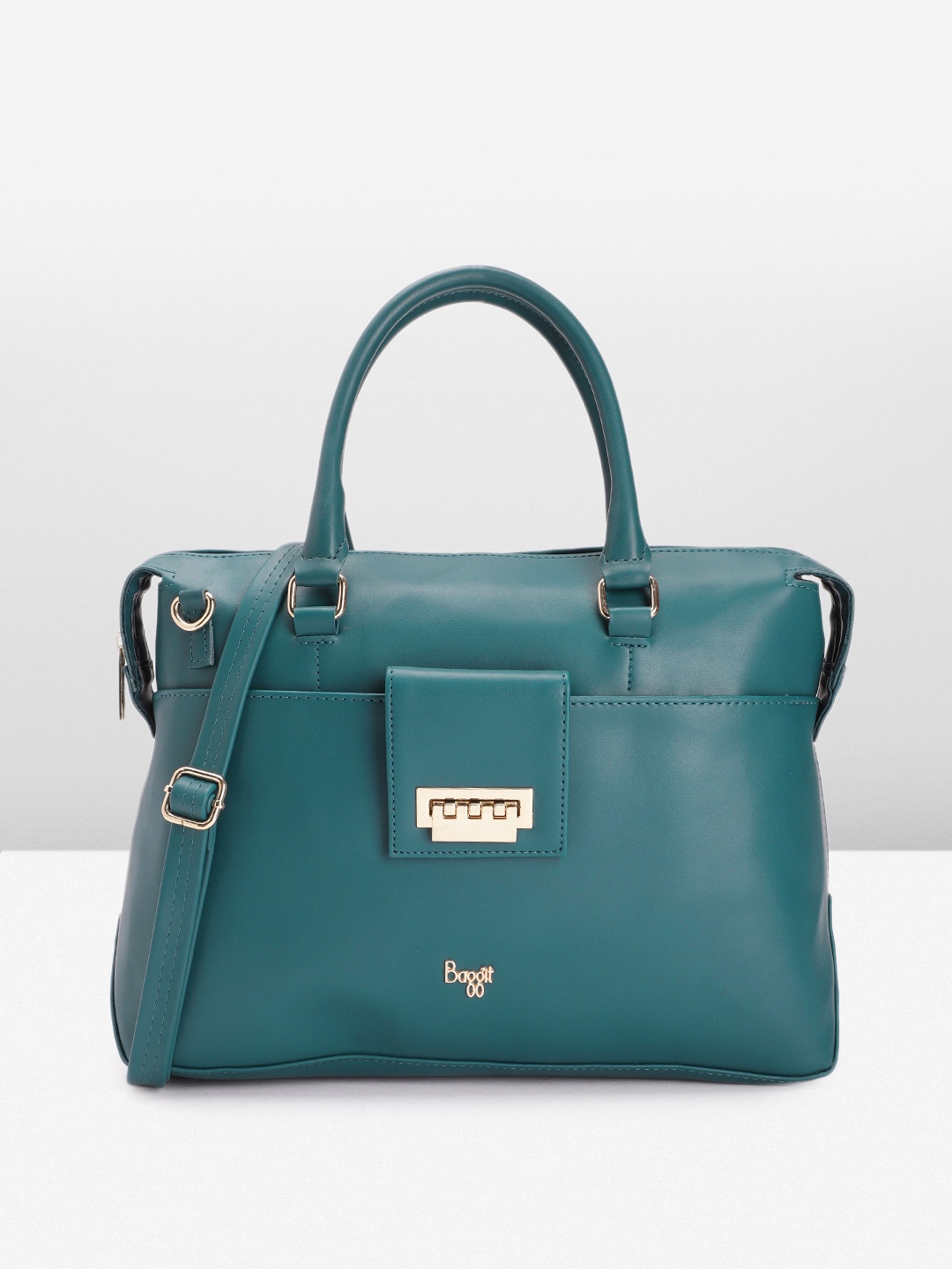 

Baggit Structured Handheld Bag, Teal