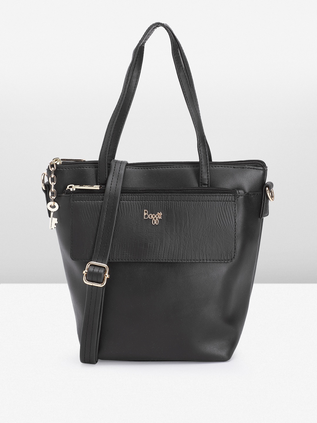 

Baggit Structured Shoulder Bag, Black