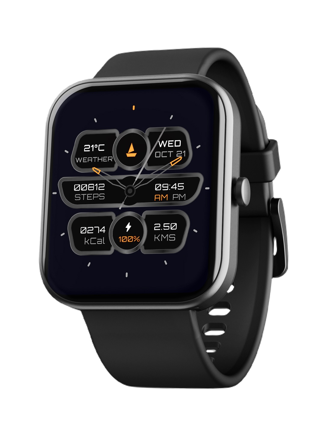 

boAt Wave Arcade with 1.81 inch HD Display and Bluetooth Calling Smartwatch, Black