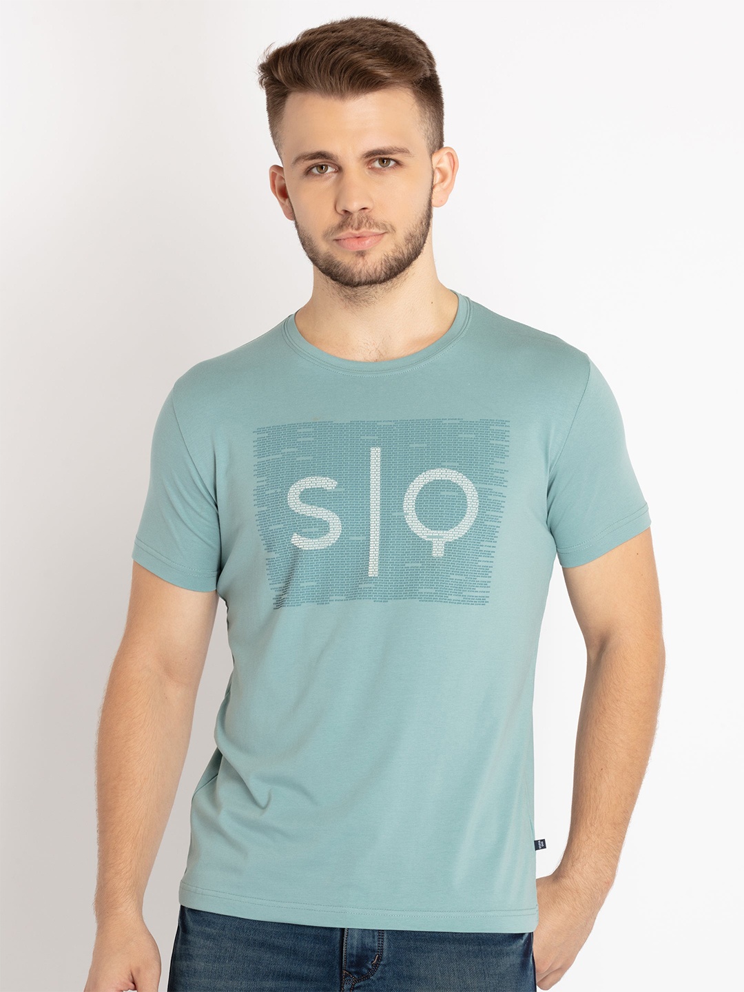 

Status Quo Men Typography Printed T-shirt, Grey