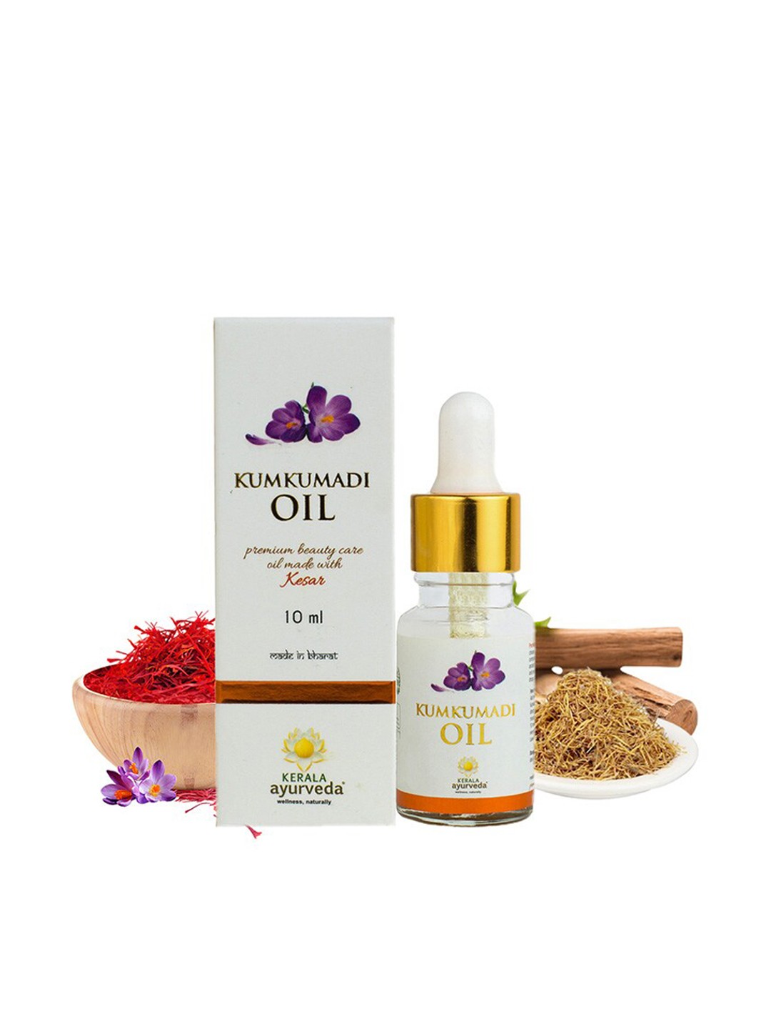 

Kerala Ayurveda Kumkumadi Oil -10 ml, Brown