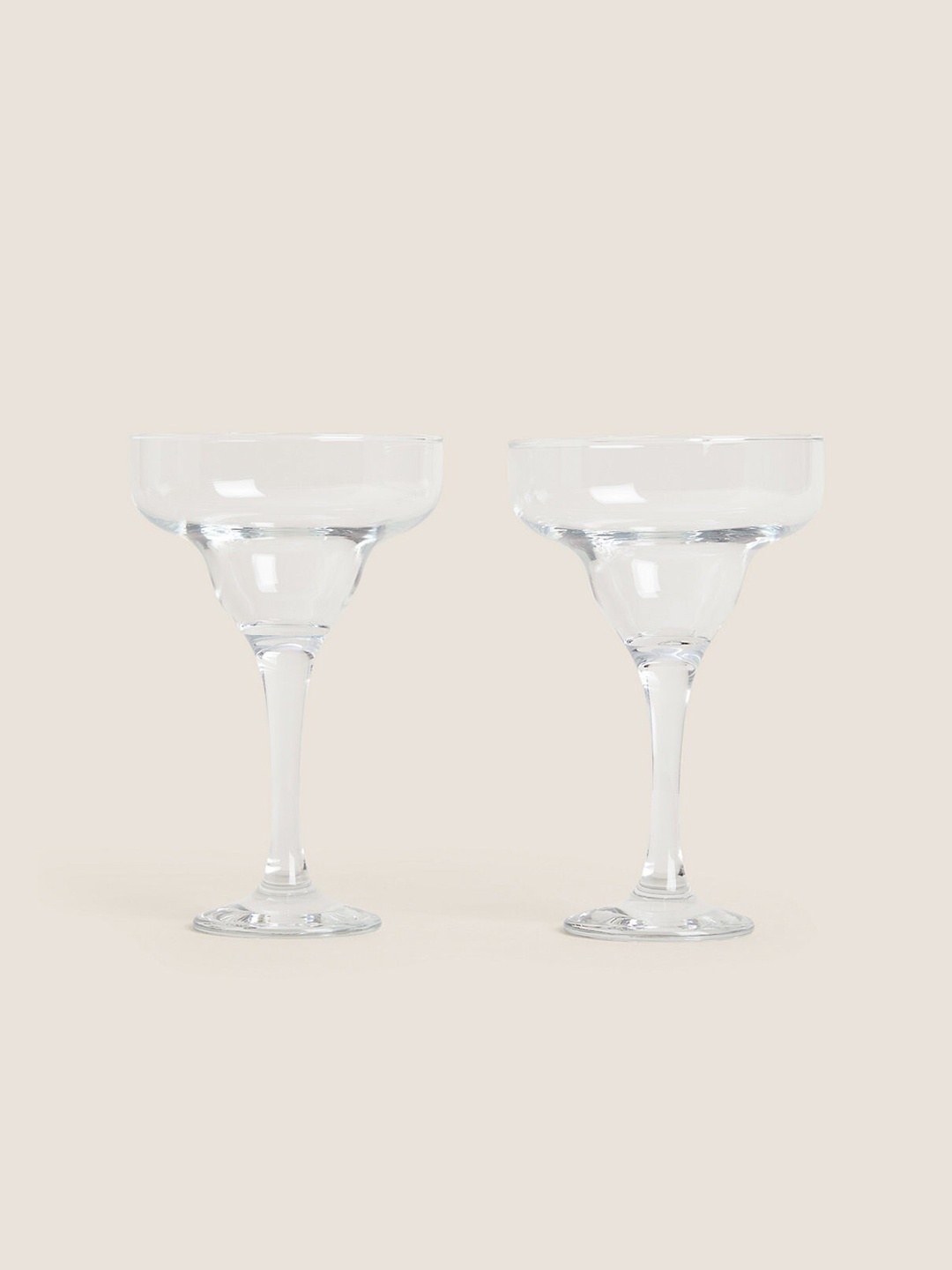 

Marks & Spencer Transparent 2 Pcs Margarita Glasses