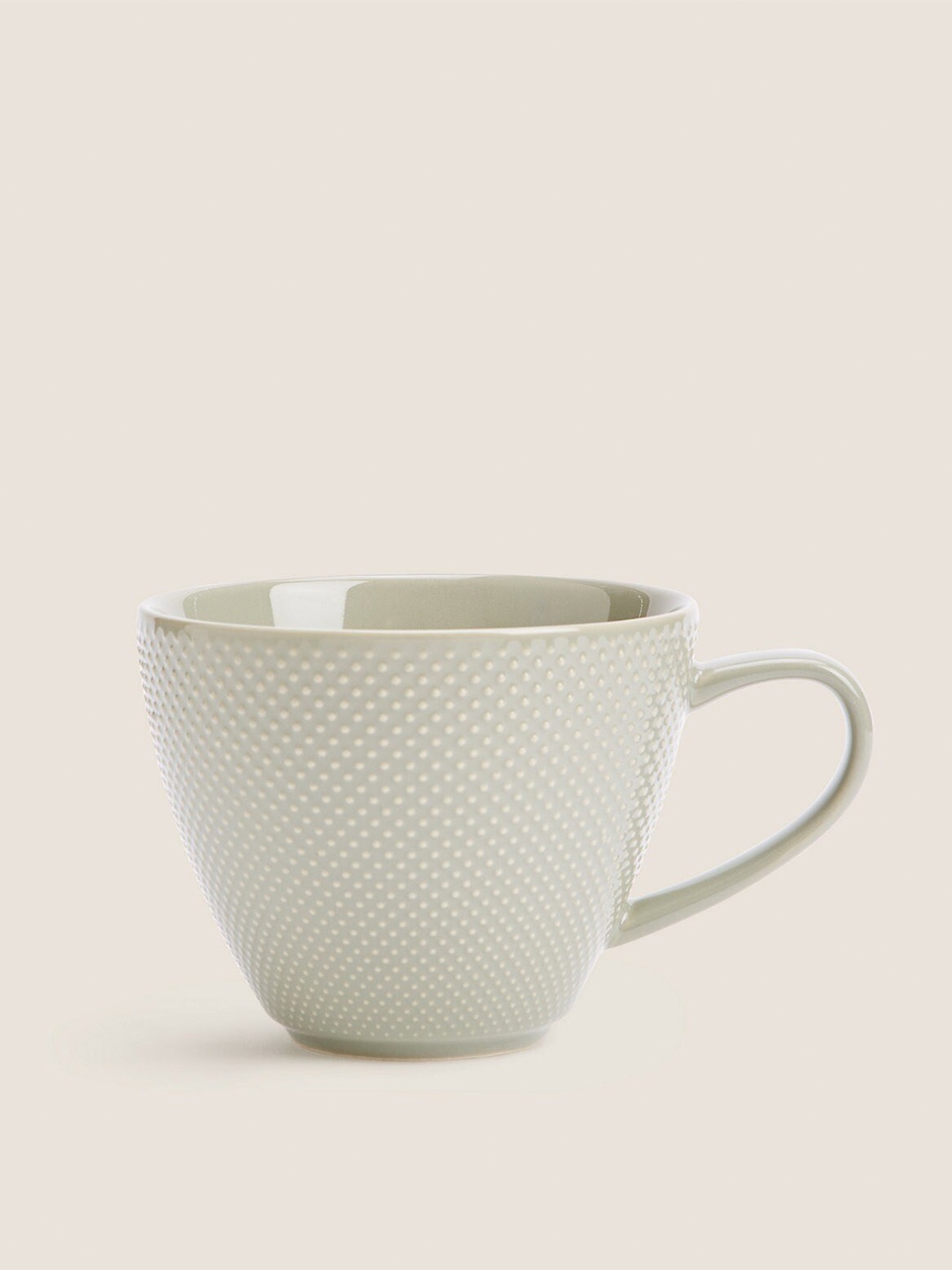 

Marks & Spencer Pista Green Textured Stoneware Mug 425 ml