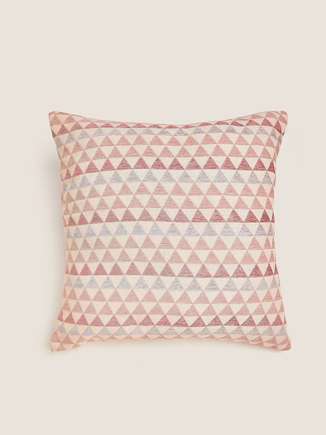 

Marks & Spencer Off White & Pink Printed Filled Square Cushion