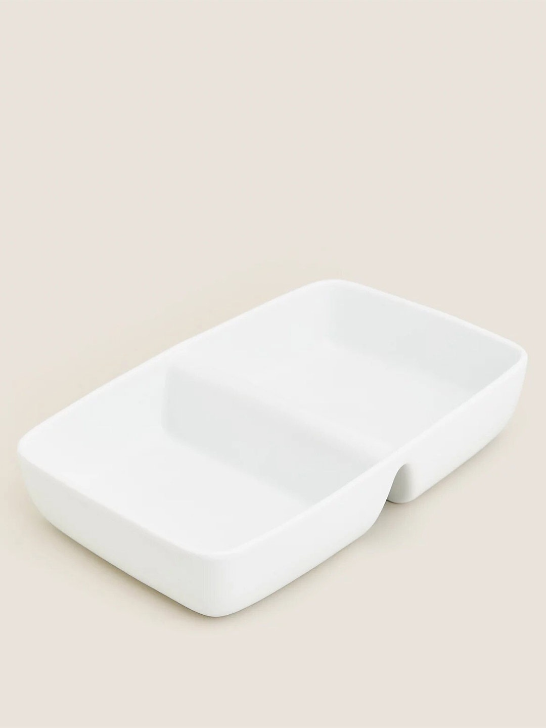 

Marks & Spencer Ceram White Porcelain Divided Glossy Plate