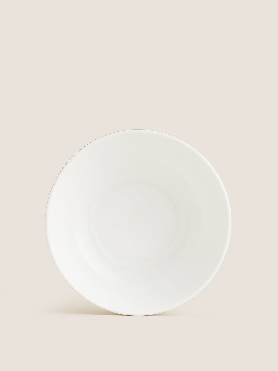 

Marks & Spencer Hampton White & Grey Printed Bone China Glossy Bowl- 200ml