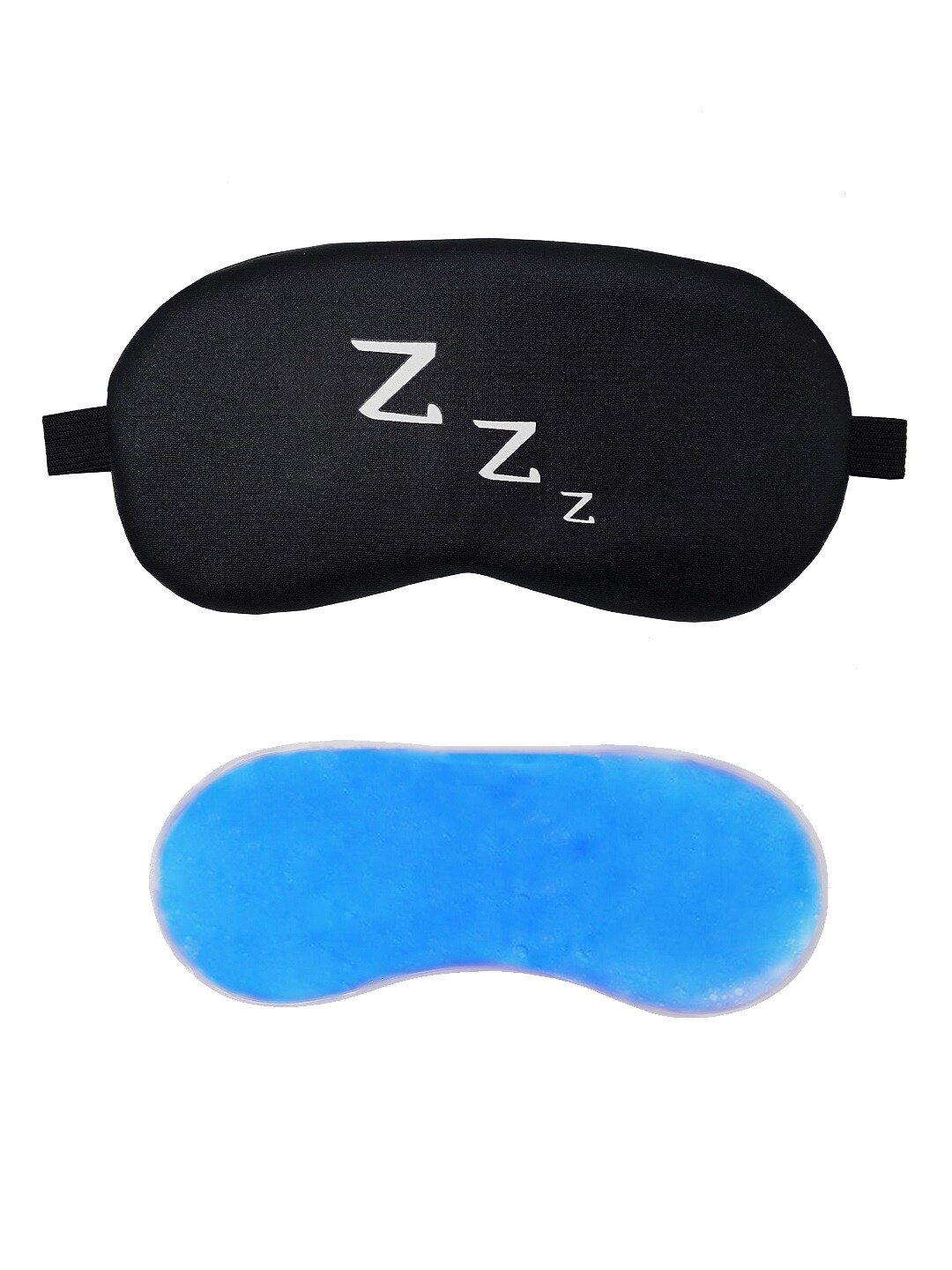 

JENNA Printed Sleeping Eye Mask With Cooling Ice Gel, Black