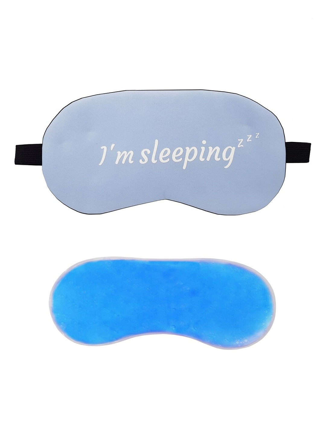 

JENNA Printed Sleeping Eye Mask With Cooling Ice Gel, Blue