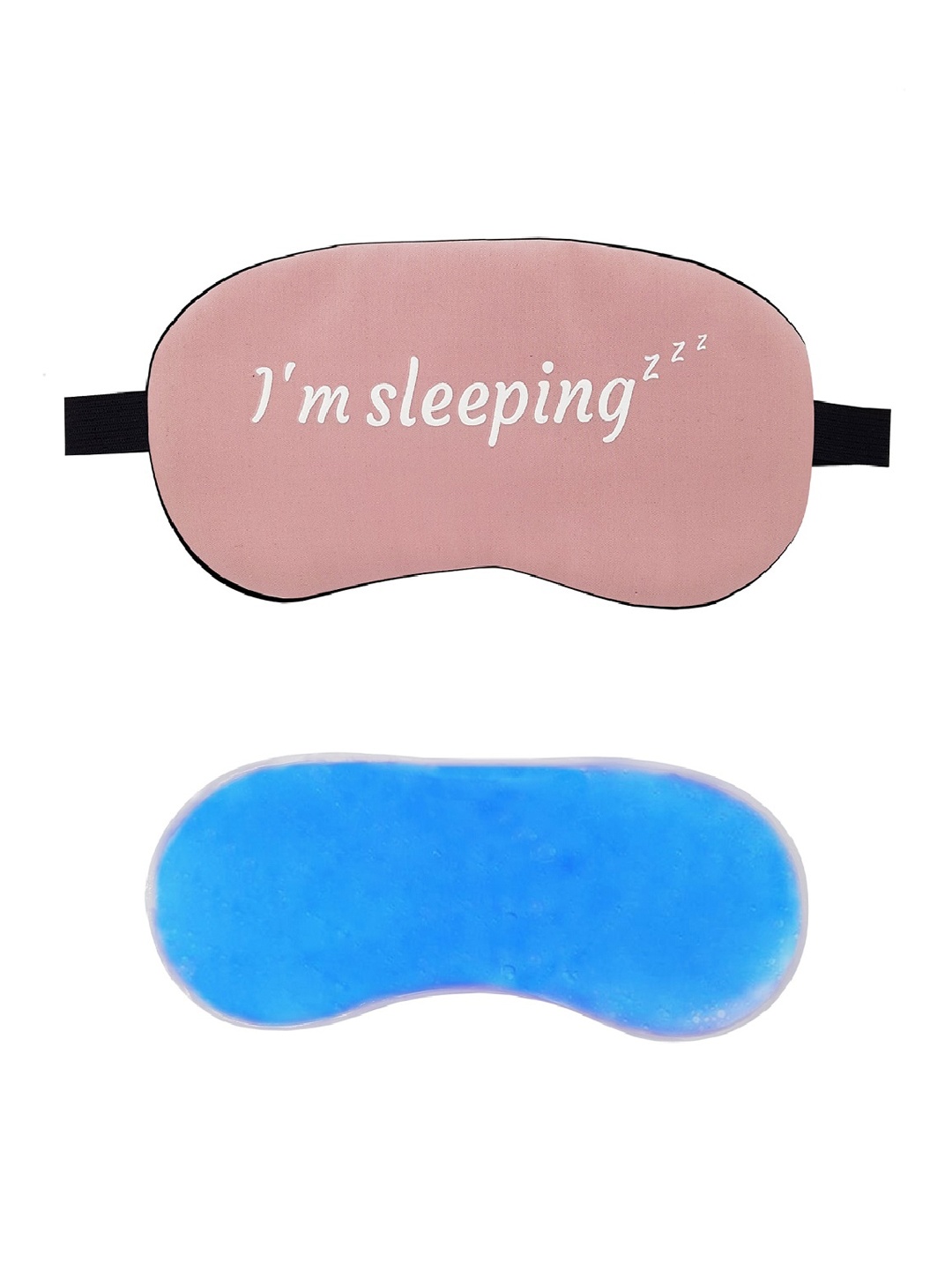 

JENNA Printed Sleeping Eye Mask With Cooling Ice Gel, Pink