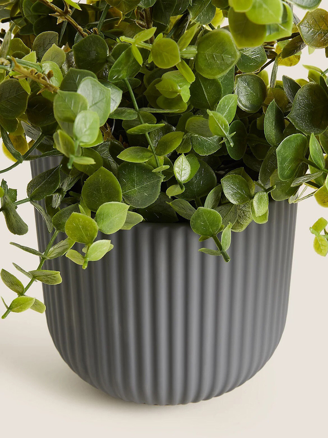 

Marks & Spencer Ridged Charcoal Grey Textured Planter