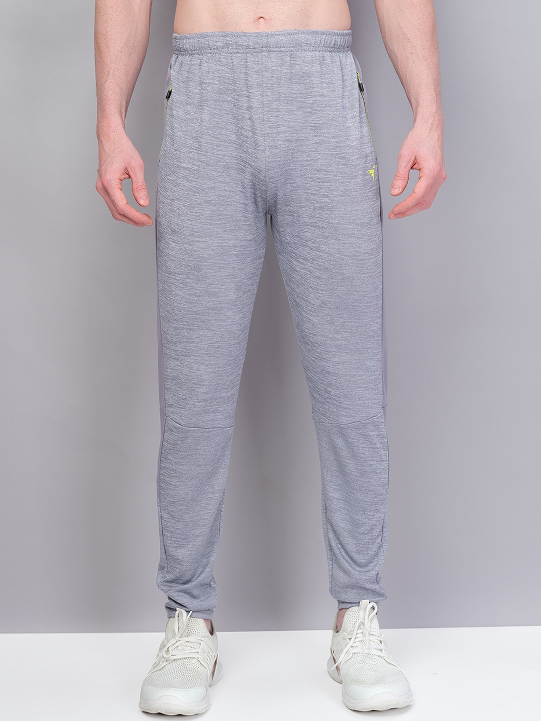 

Technosport Men Colourblocked Antimicrobial Joggers, Grey