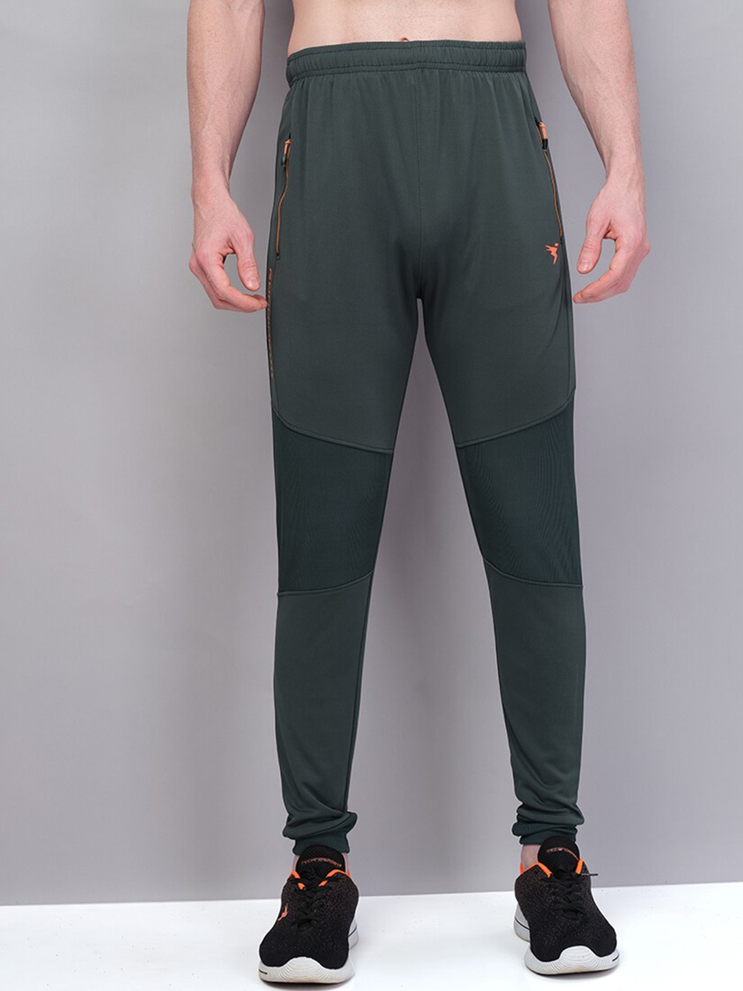 

Technosport Men Active Slim Fit Track Pants with Rapid Dry Technology, Green